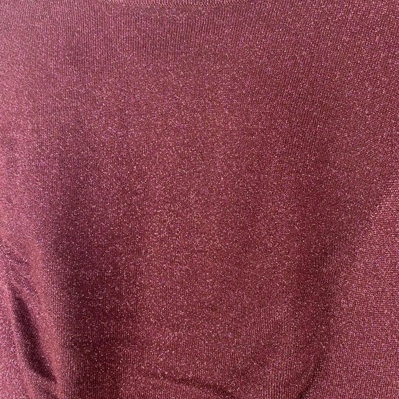 NWT Express Ruched Front Sparkle Dress Size X-Small - Picture 4 of 5